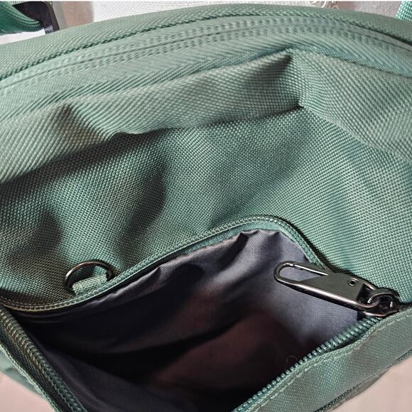 Open Story Anti-Theft Vertical Travel Green Water Repellent Festival‎ Crossbody - Picture 10 of 11